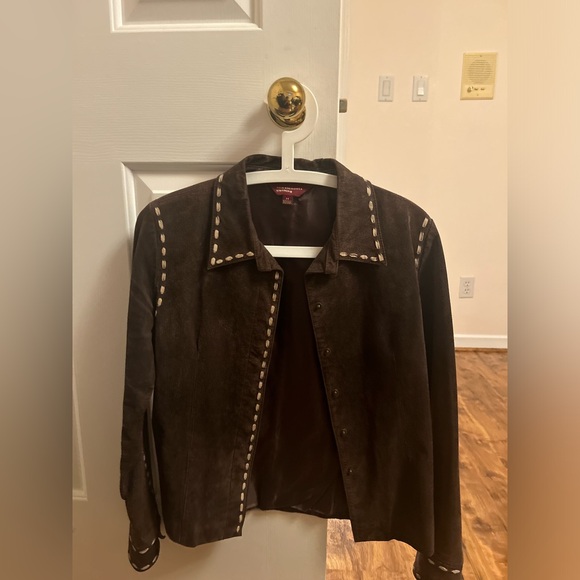 Suede Cowboy Aesthetic Jacket - Picture 1 of 3
